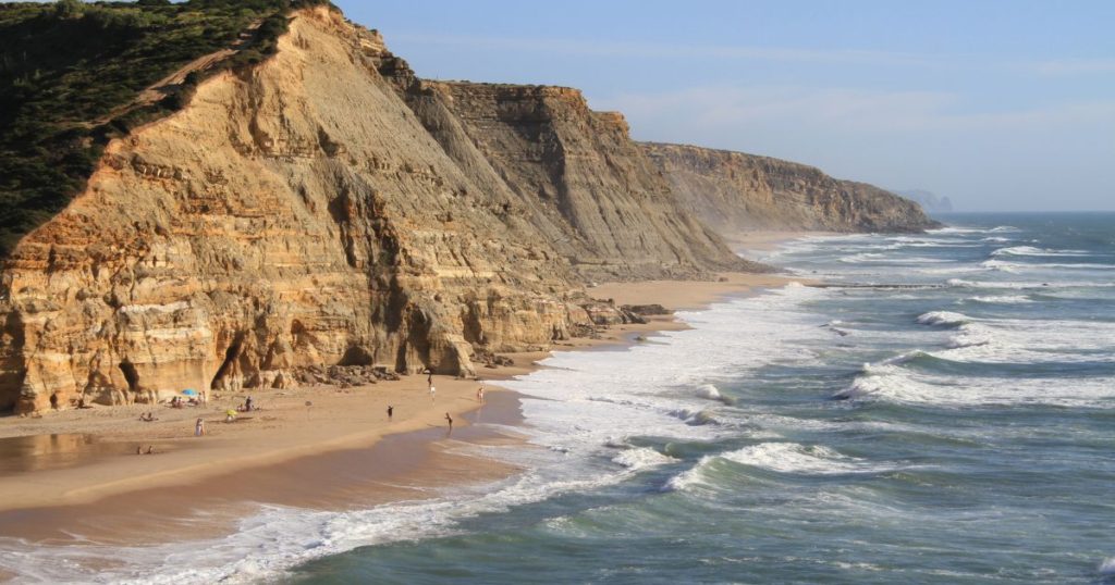 Praia De Sao Juliao, a beautiful beach in the Sintra region